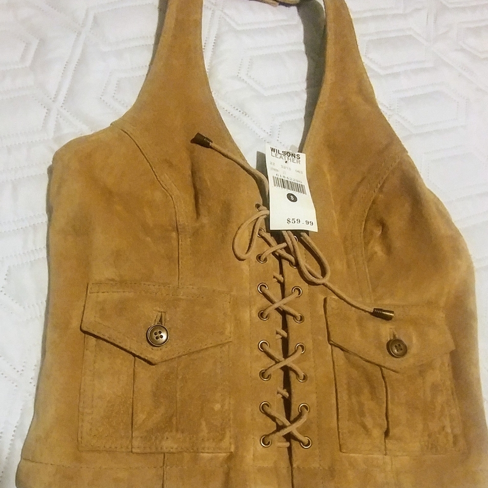 Wilson's Leather- Suede Vest